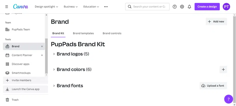 Create your own brand kit